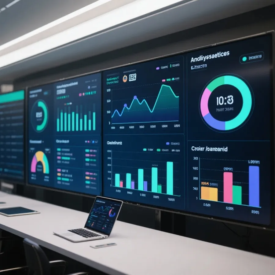 滚球互动模块与数据面板示意图